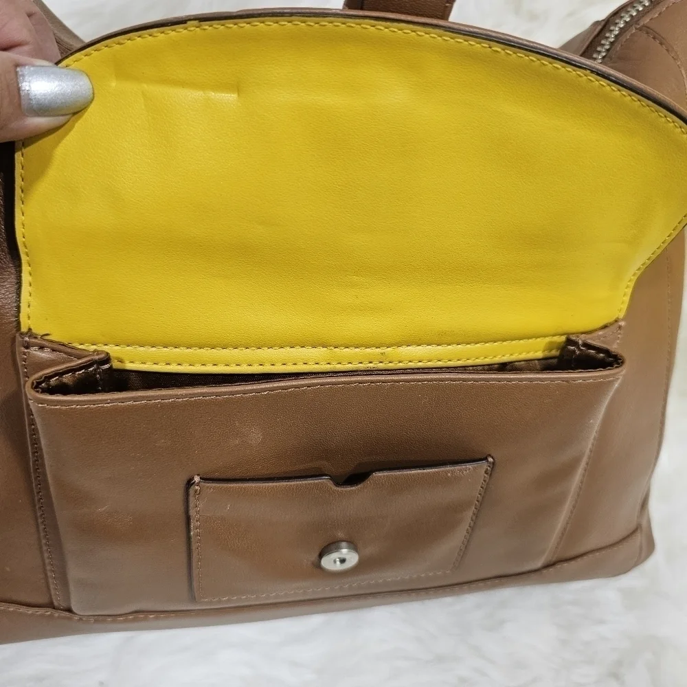 Coach F29881 Charlie Leather Hobo Shoulder Bag – Brown